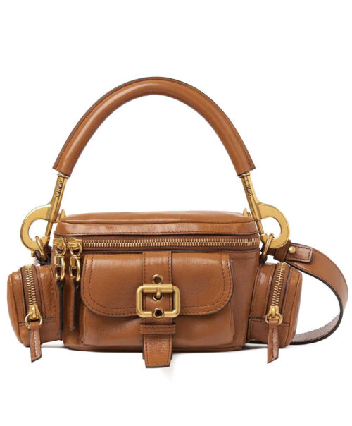 Chloe Small Camera Bag In Shiny Leather